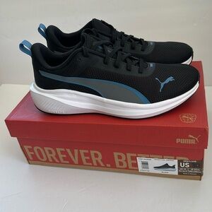 PUMA Men’s Running Sneakers Black and Blue